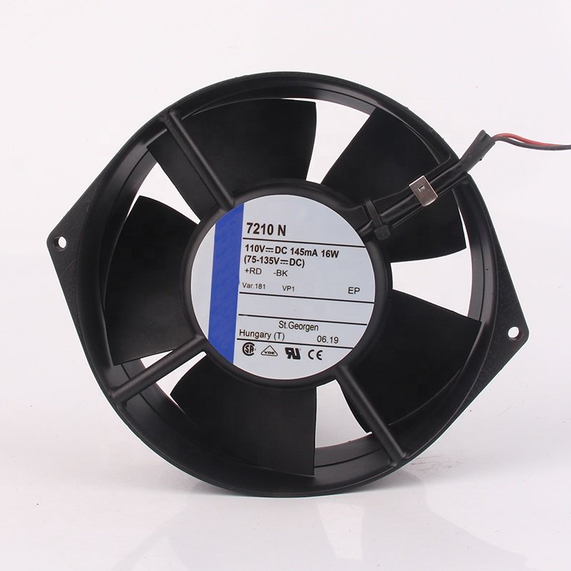 Original DC110V 16W EC AC 172X150X50MM 17CM 17250 Machine Tool Rail Transit Axial Flow Centrifugal Ventilation 7210N Cooling Fan